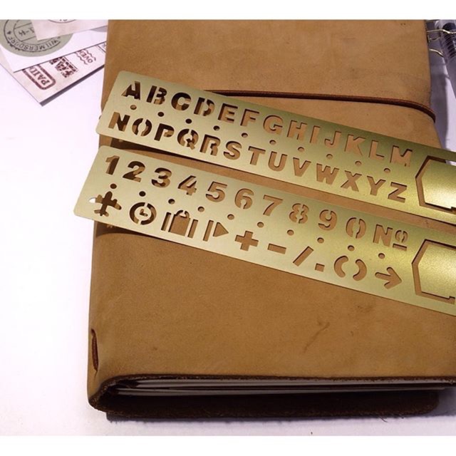 ➰Brass ruler bookmark