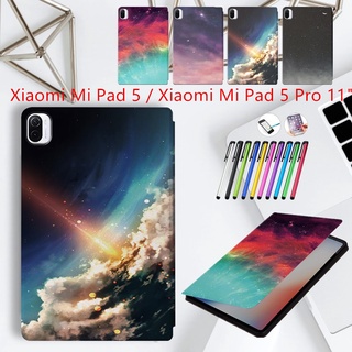 สําหรับ Xiaomi Mi Pad 5 / Xiaomi Mi Pad 5 Pro 11 นิ้ว เคสแท็บเล็ต หนังอัจฉริยะ ขาตั้ง เคสป้องกัน