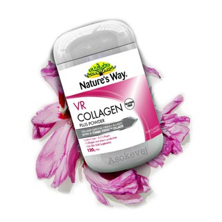 NATURES WAY VR COLLAGEN PLUS POWDER 120g เนเจอร์สเวย์ วีอาร์ คอลลาเจน พลัส แบบผง Exp. 11/2022