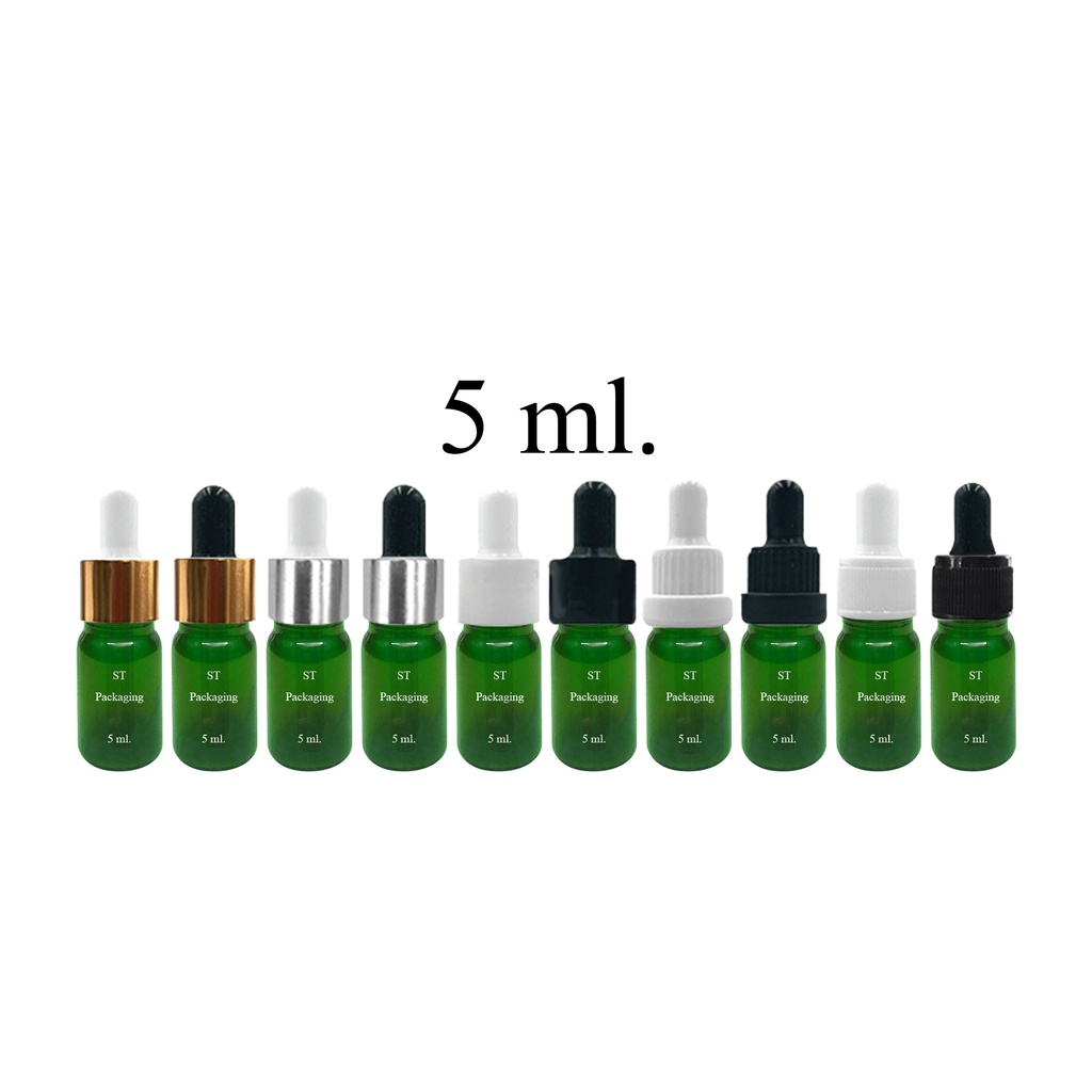 (แพ็ค100ขวด)ขวดแก้ว dropper ดรอปเปอร์ ขวดแบ่ง หัวบีบหยด ขวดเซรั่ม 5ml 10ml 15ml 20ml 30ml 50ml 100ml