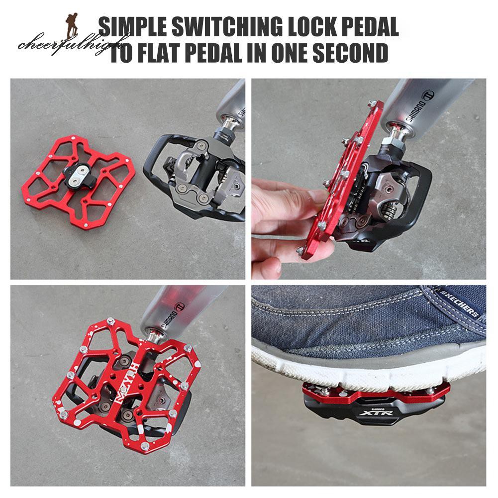 spd flat pedal adapter