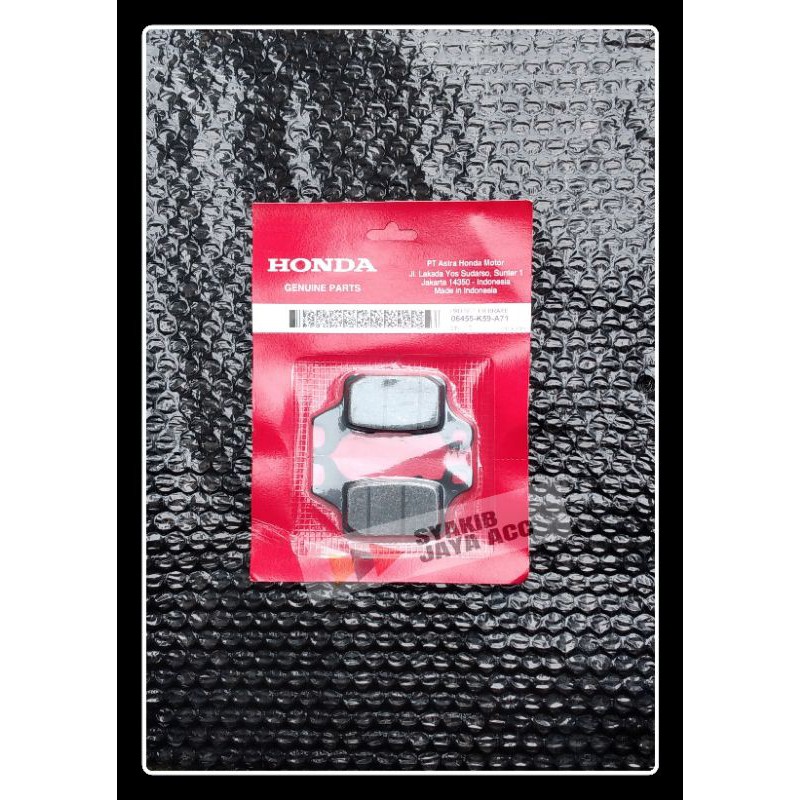 ผ้าเบรกหน้า/ DISPAD Honda VARIO K60R-K59J, 06455-K59-A71