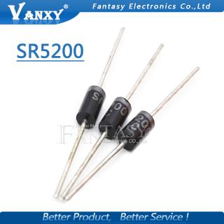 10PCS SR5200 Schottky Barrier Rectifier Diode 5A 200V DO-201AD DO-27