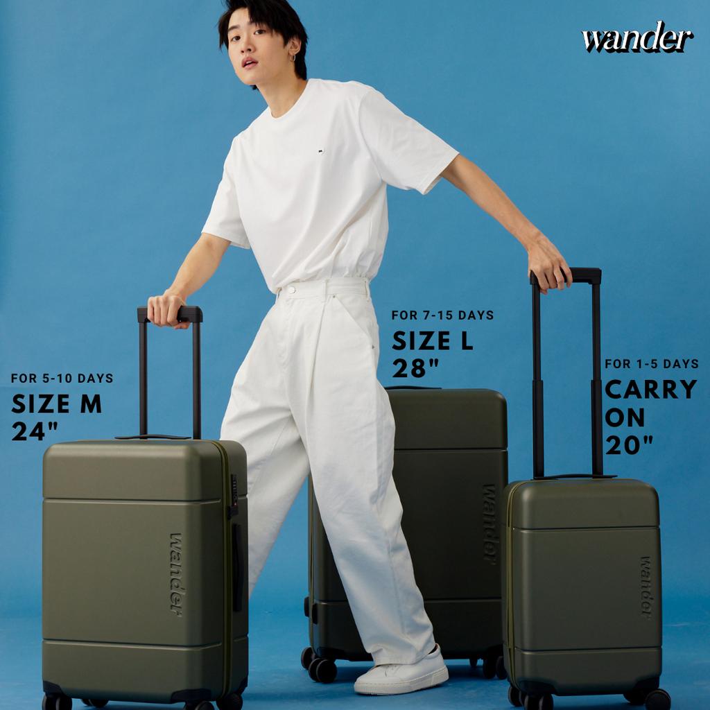 กระเป๋าเดินทาง Wander ล้อลื่นที่สุด ถือขึ้นเครื่องบินได้ | Wander Carry On Luggage 20 นิ้ว