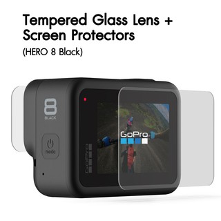 Gopro Tempered Glass Lens + Screen Protectors (HERO8 Black)