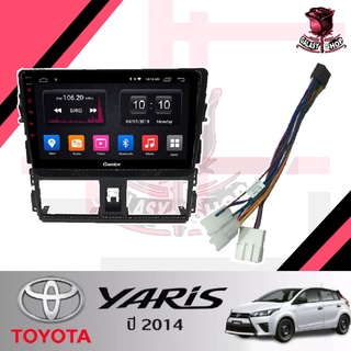 จอแอนดรอยด์ IPS 10 นิ้ว พร้อม หน้ากากวิทยุ TOYOTA YARIS ปี 2014 (TK018) l ANDROID l WIFI l BLUETOOTH + (กล้องมองหลัง)