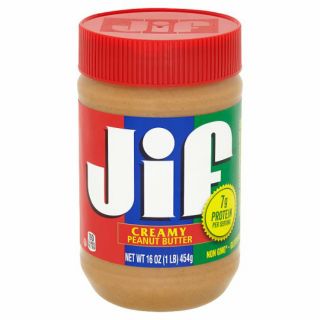 ✅ Jif Creamy Peanut Butter 454 g. เนยถั่วชนิดบดละเอียด