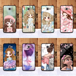 เคส Samsung J5 prime ลายการ์ตูนผู้หญิง ขอบนิ่มหลังแข็ง เคสมือถือ เคสโทรศัพท์ Case เคส TPU ขอบนิ่มหลังแข็ง