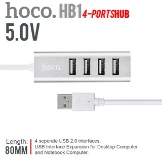 Hoco HB1 Ports HUB / Type-C อุปกรณ์ ตัวแปลง เพิ่มช่อง HUB USB ใช้งานง่าย สินค้าของแท้100%