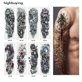 [highbuying] ใหม่ สติกเกอร์รอยสักชั่วคราว 3D กันน้ํา สําหรับผู้หญิง ผู้ชาย