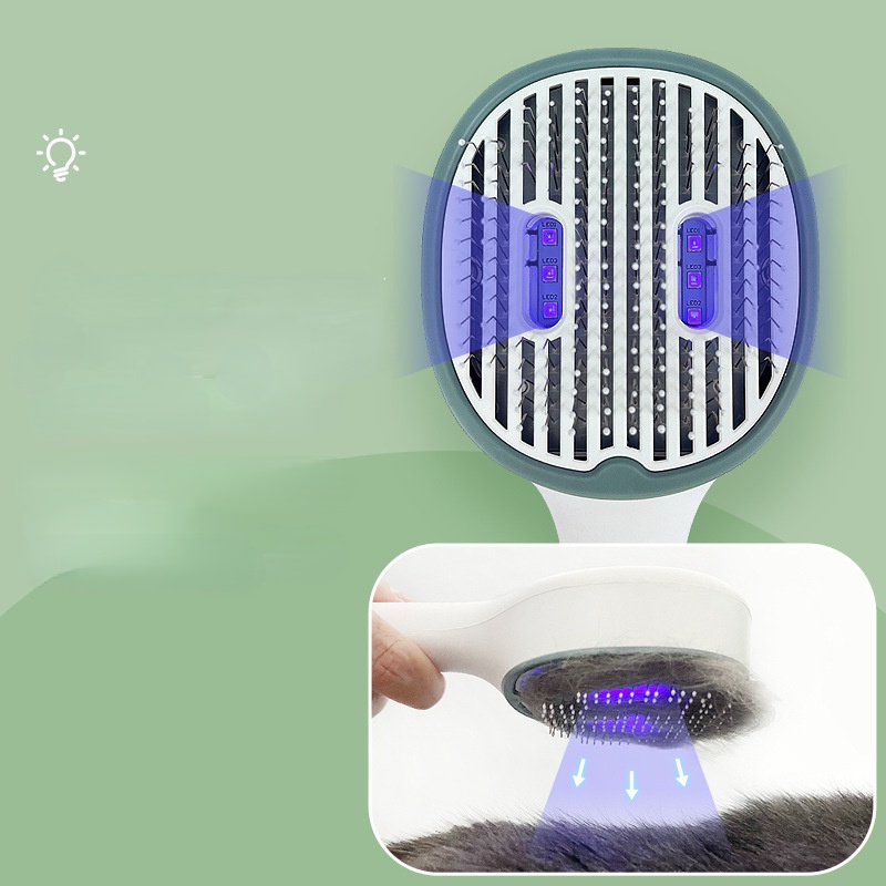 Clean Pet Comb To Remove Floating Hair Dog Brush Ultraviolet