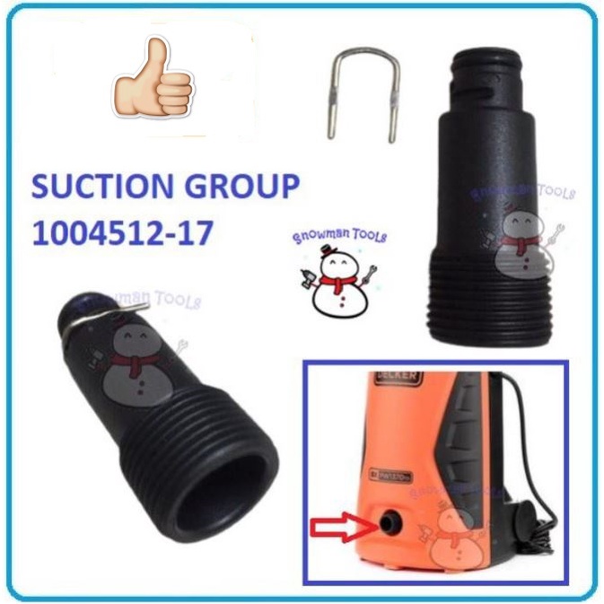 SPARE PART SUCTION GROUP PW1370TD PW1470TD PW1570TD PW1400S PW1500S เครื่องกรองน้ํา 1004512-17 REPLA