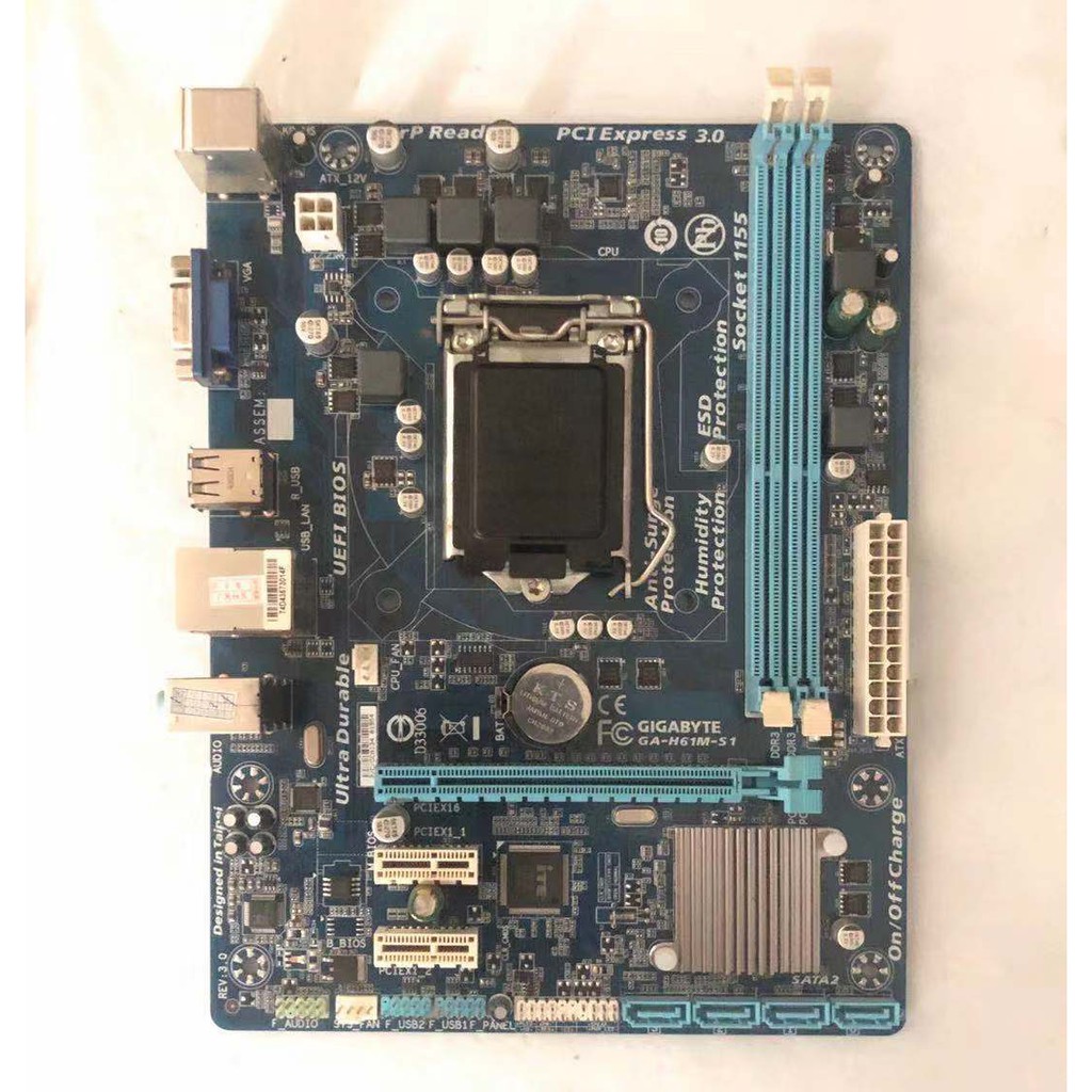 GIGABYTE GAH61MS1 Desktop Motherboard H61 Socket LGA 1155 i3 i5 i7