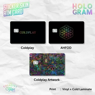 Coldplay - HOLOGRAM สติกเกอร์การ์ดผิว - สติกเกอร์ไวนิล ATM Etoll Band