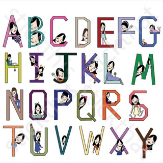 Alphabet sticker (ขายแยกตัว)