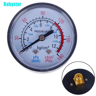 (Babystar) เครื่องวัดความดันอากาศ 13 มม. 1/4 Bsp สําหรับอากาศ