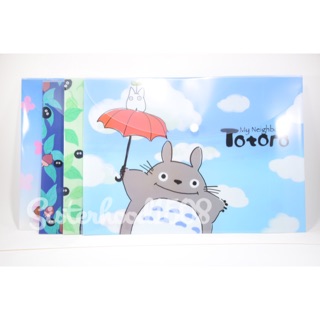 แฟ้มพลาสติกติดกระดุม Totoro ขนาด A4