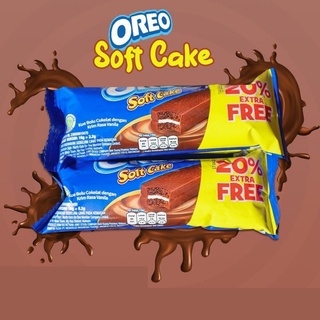 New‼️ OREO Soft Cake โอรีโอ เค้กนิ่ม เค้กช็อกโกแลตสอดไส้ครีมวนิลลา 1กล่อง/12ชิ้น EAT16