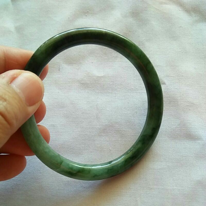 กำไลหยกพม่า100%(jadeite type Aรวมไซส์)