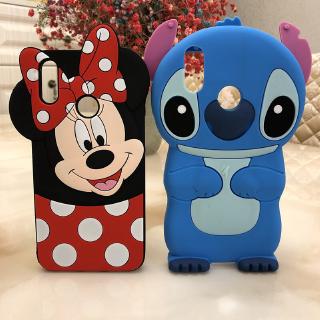 Huawei Y7 Prime 2019 / Huawei Y7 2019 Stitch Minnie เคสโทรศัพท์ซิลิโคนลายการ์ตูนน่ารักสำหรับ