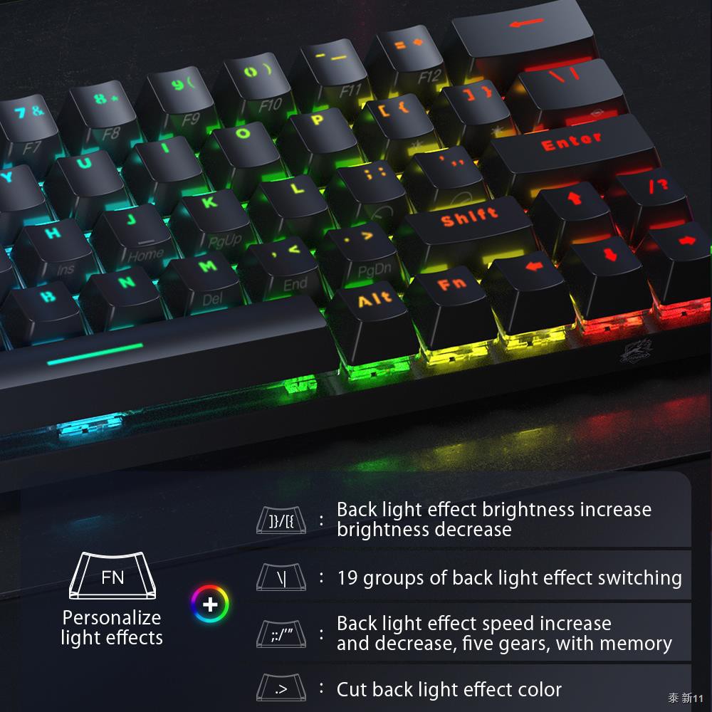 ♟ ☾BlitzWolf BW KB1 bluetooth 5.0 Wireless Mechanical Keyboard Type C