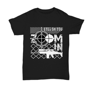 เสื้อยืดวินเทจเสื้อยืด พิมพ์ลาย Eyes On You Zoom In Top Tee แฟชั่นสําหรับผู้ชายS-4XL