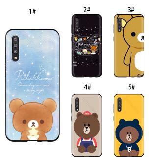 น่ารัก Rilakkuma เคสนิ่ม เนื้อซิลิโคน Samsung Galaxy S10 S9 S8 S7 Plus Case