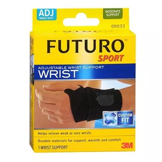 Futuro Sport Wrist Adjust เหมาะสำหรับผู้ที่ต้องการรักษาสภาพข้อมือที่อ่อนแอ หรือบาดเจ็บ