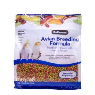 ซูพรีม Avian Breeding สูตรพ่อแม่พันธุ์ ในช่วงผสมพันธุ์ สำหรับนกค็อกคาเทล เลิฟเบิร์ด นกแก้วขนาดกลาง (M) (2lb/ 907g)