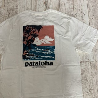 เสื้อยืดโอเวอร์ไซส์ใหม่ Patagonia เสื้อยืดแขนสั้นผ้าฝ้ายลายแผนที่ภูเขาสําหรับผู้ชายผู้หญิงS-3XL