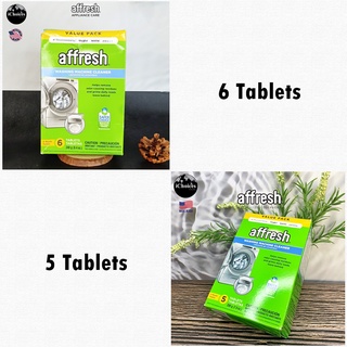 [Affresh] Washing Machine Cleaner 5 or 6 Tablets ผลิตภัณฑ์ทำความสะอาดเครื่องซักผ้า ขจัดสิ่งตกค้างและกลิ่นอับ