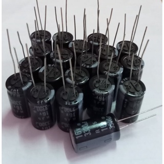 คาปาซิเตอร์ R J 5 - 3300uF 16V-CE105°C / CAPACITOR ขายแพค 20ตัว100บ.