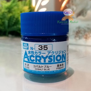 สีสูตรน้ำ Acrysion N35 COBALT BLUE (Gloss) 10ml