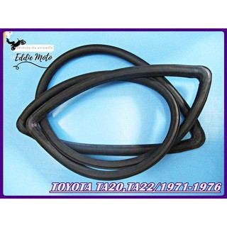 TOYOTA TA20 TA22 year 1971-1976 FRONT WINDSHIELD GLASS SEAL WEATHERSTRIP RUBBER // ยางขอบกระจกบานใหญ่หน้า สินค้าคุณภาพดี