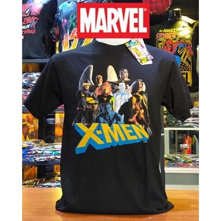 เสื้อยืดMarvel_ลิขสิทธิ์แท้ลายX-MEN.สีดำ(mvx-123)