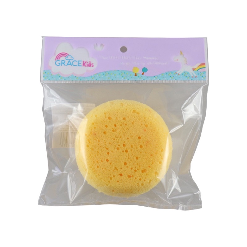 Gracekids ฟองน้ำอาบน้ำเด็ก(ฟองน้ำอาบน้ำเด็กเนื้อพรุนพิเศษ)