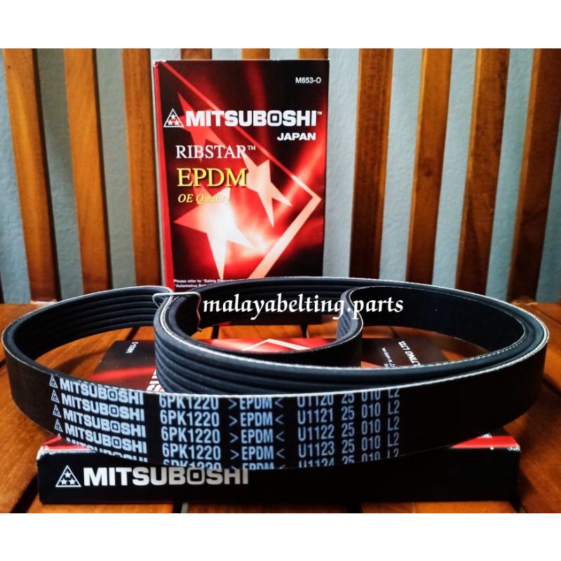 TOYOTA WISH ( NEW ) ( SEPET ) FAN BELT MITSUBOSHI ( 6PK1220 )