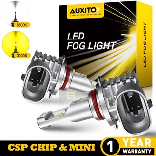 AUXITO 2x H8 H11 LED Bulbs Canbus Error Free Car Fog Lights for BMW E60 E39 X5 E70 Audi A3 8P A4 B8 B7 Ford Focus Lamps