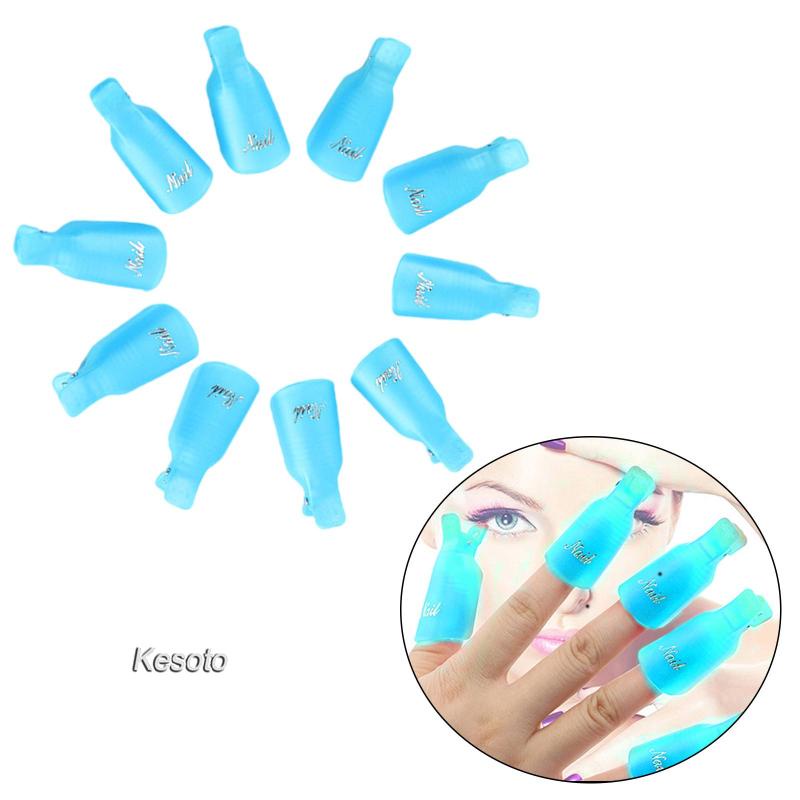 Nails Art Gel Caps Soak Off Clip Wearable Fingers Gel Remover Wraps