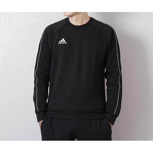 Adidas Original Mens Black Round Neck Sweater, Fashion Long-sleeved Top Calusal