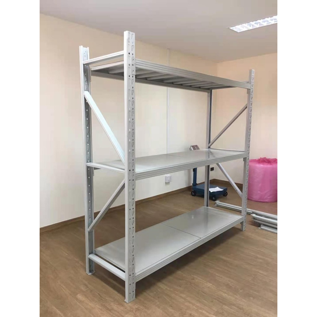 ชั้นวางสินค้า ทำจากเหล็ก ขนาด200*200*60 รับนน.200KG/ชั้น 800KG/ชุด ออกใบกำกับได้ - รูปที่ 3