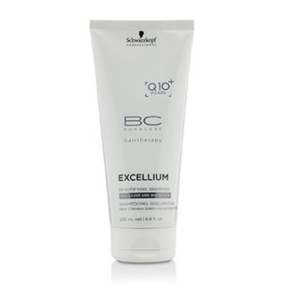 SCHWARZKOPF BC Excellium Q10+ Pearl Beautifying Shampoo (For Silver and White Hair)