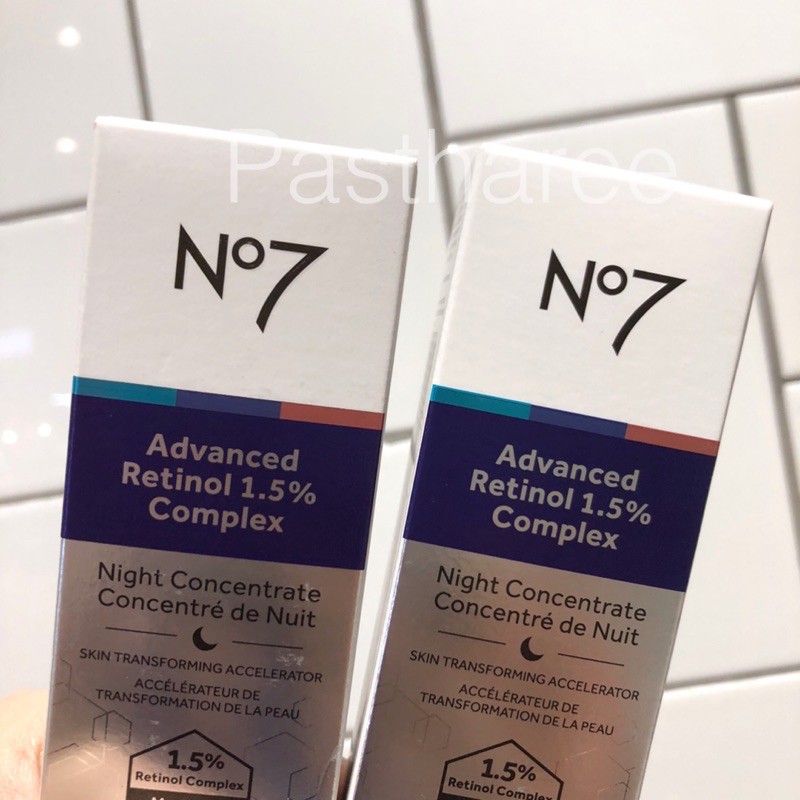ลดล้างสต๊อค พร้อมส่ง No7 N07 Advanced Retinol 1.5% เรตินอล