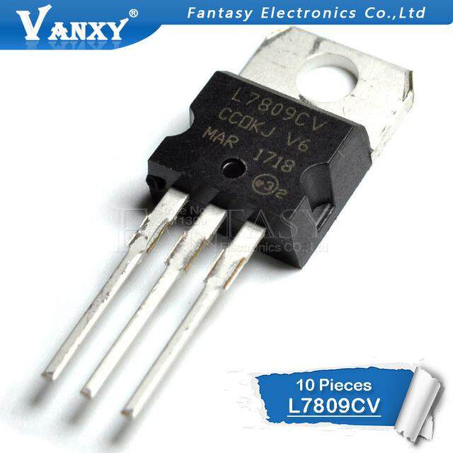 10PCS L7809CV TO220 L7809 TO-220 7809 LM7809 MC7809 7808CV ใหม่และ IC