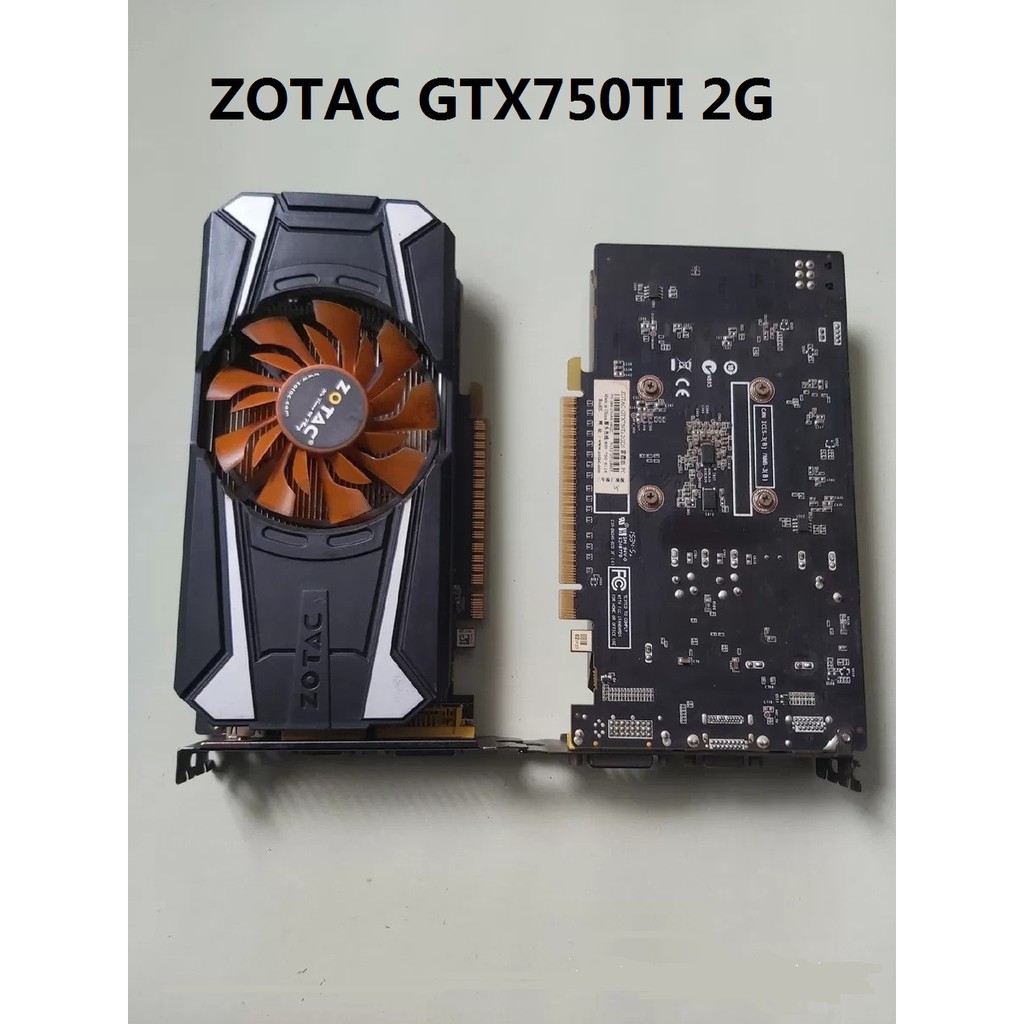 🔥เดสก์ทอป คอมพิวเตอร์  การ์ดจอZOTAC GTX750TI 2Gถอดชิ้นส่วน มือสอง ประสิทธิภาพสูง สำนักงานเกมเข้ากันได้