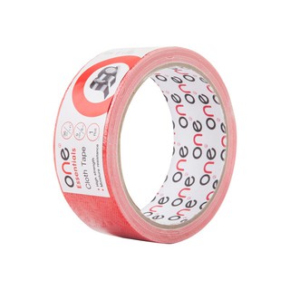 เทปผ้า (36มม.x9หลา) สีแดง ONE Cloth Tape (36 mm.x9 yd) Red ONE