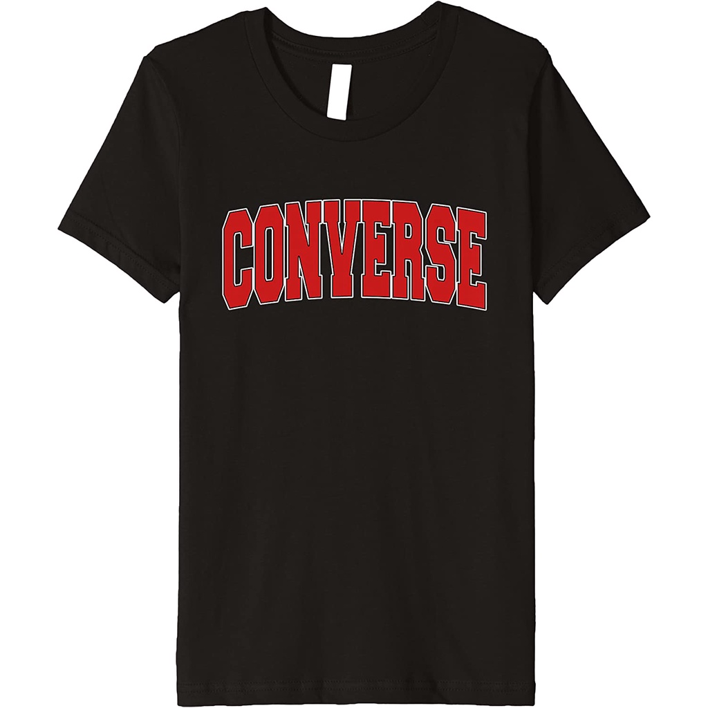[COD]เสื้อยืด พิมพ์ลาย CONVERSE TX TEXAS Varsity Style USA สไตล์วินเทจ พรีเมี่ยม