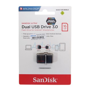 16GB "Sandisk" (GAM46) Black "Android" สินค้ารับปะกัน 5ปี