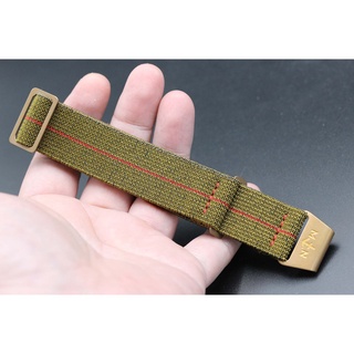 สายนาฬิกา mn strap vintage bronze buckle 22,23mm