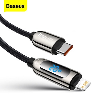 Baseus สายชาร์จ สายชาร์จไอโฟน Pd 20W USB Type C สําหรับ Iphone 13 11 Pro Max Xs X ipad